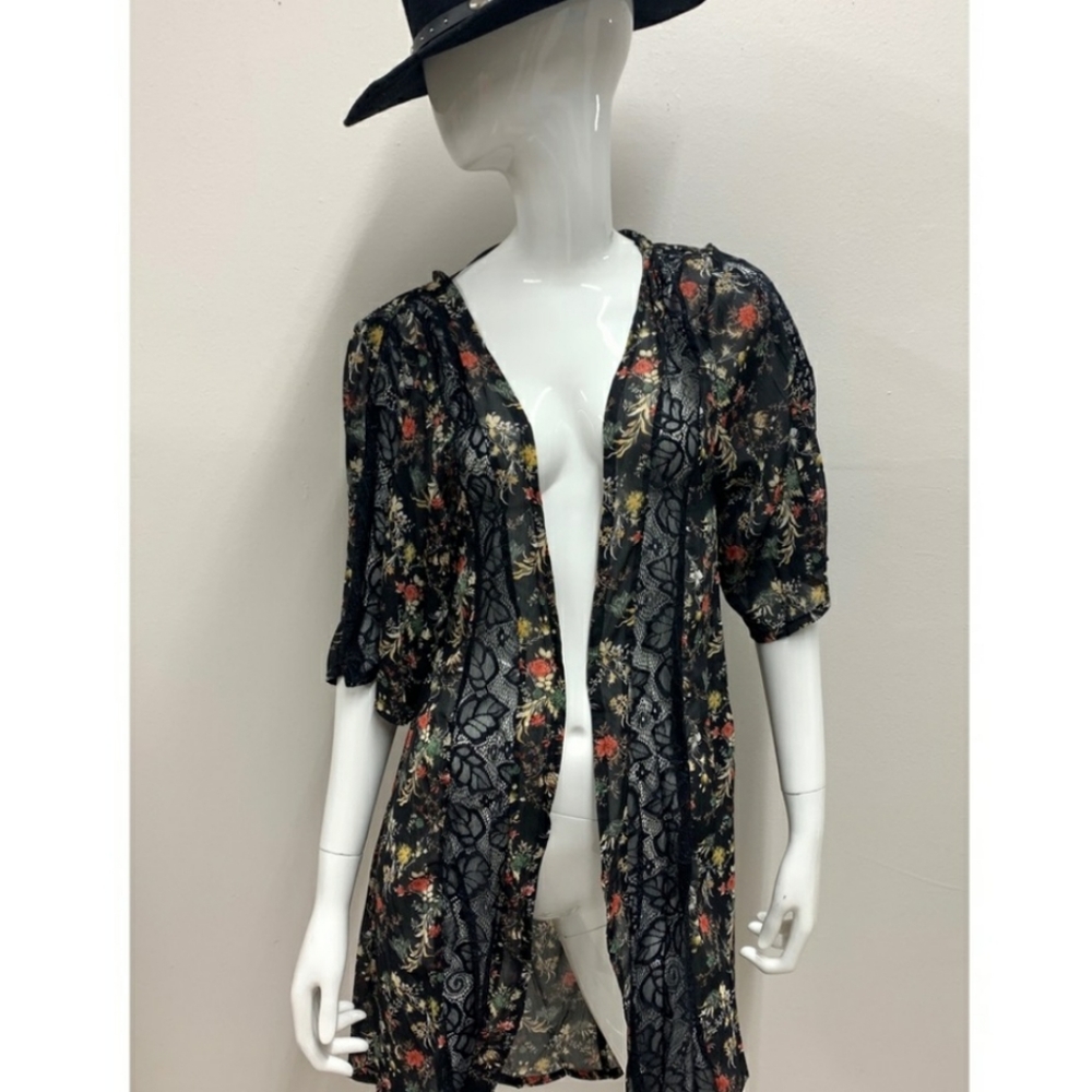 Sam Edelman Chiffon Robe - Picture 2 of 5